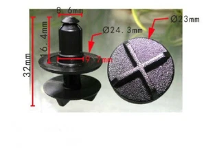 30pcs Fit Land Rover,GM Cadillac STS, LR024316 Sight Shield Push-Type Retainer - Foto 1 di 2