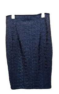 Dorothy Perkins Sequin Skirt navy blue size 8, Euro 36 NWT - Picture 1 of 8