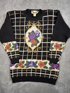 Vintage Tapestries by Janie Delaney Womens Size Large Pullover Afghan Sweater - Picture 1 of 7