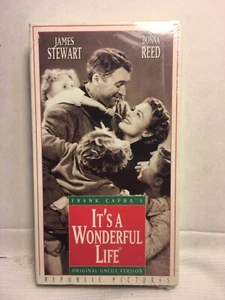 "It's a Wonderful Life" VHS New Factory Sealed Original Uncut Version Sealed!!! - Picture 1 of 2