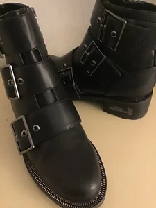 Blondo Damen Neu Schwarz Leder Wasserdicht Camille Stiefel US Größe 6 Euro 36 - Bild 1 von 13