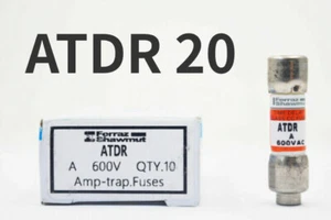 10pcs Ferraz Shamwut ATDR 20 ATDR-20 20Amp 600V Slow Blow Class CC CartridgeFuse - Picture 1 of 4