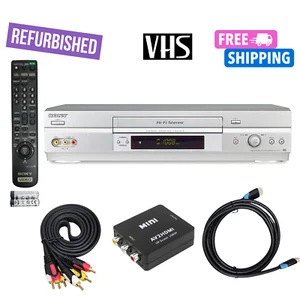 Sony 4-Head Hi-Fi Stereo VCR Player Recorder SLV-N750 Tested- Superb Condition - Picture 1 of 4