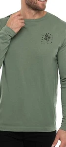 NWT Travis Mathew Pima Cotton Green Naturalist LS Shirt Mens XL  - Picture 1 of 4
