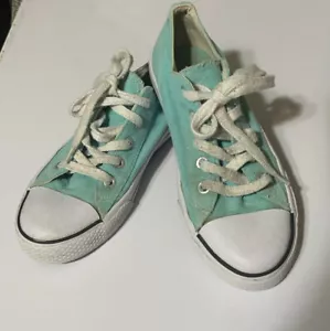 Airwalk shoes Youth Size 1 Tennis Sneaker Aqua Girl’s Laced - Picture 1 of 8