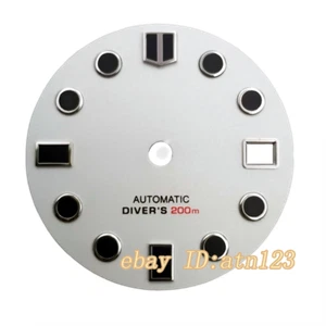 28.5mm Watch Dial fit NH35 3/3.8 o'clock crown sterile Automatic movement - Picture 1 of 12