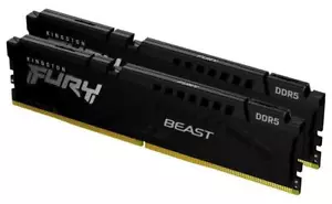 32GB FURY Beast DDR5-6000 PC5-48000 UDImm RAM Kit (2x 16GB) - KF560C30BBEK2-32 - Picture 1 of 3