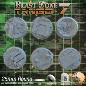 SRS Studios Round Blast Zone Bases 25mm Stargrave  - Bild 1 von 2