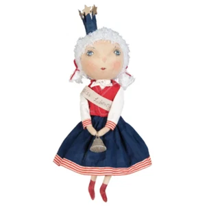 4th of July Patriotic Little Miss Liberty Figurine - Picture 1 of 8