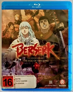 Berserk: the Golden Age Arc I: the Egg of the King Blu-ray | Region B | Anime - Picture 1 of 4