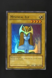 Yu-Gi-Oh! Mystical Elf LOB-E050 1st Edition Super Rare English - Picture 1 of 7