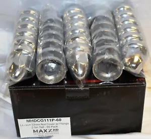Commercial Truck Wheel Chrome Lug Nut Covers - 1 Pkg. 60 Pieces - MHDCG111P-60 - Picture 1 of 2