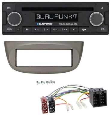 Blaupunkt MP3 Bluetooth DAB CD USB Autoradio für Renault Twingo 07-12 beige-grau - Bild 1 von 4
