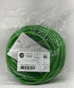 Allen-Bradley 2090-CFBM4DF-CDAF15 SER.A Power And Feedback Cable, 15M - Picture 1 of 3