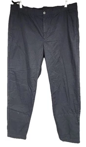 Bonobos Flannel Lined Chino Pants Men's  XL Regular Navy Blue Drawstring - Picture 1 of 14