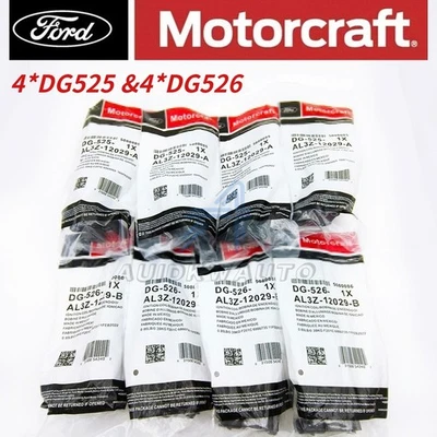 8X Ignition Coils DG525 & DG526 Motorcraft For Ford F250 F350 Super Duty 6.2L-V8 Foto 1 de 4