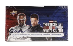 2022 Upper Deck Marvel Studios The Falcon And The Winter Soldier Hobby Box - Picture 1 of 9