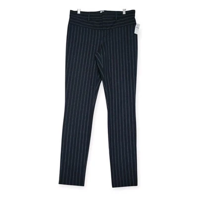 Gap Womens Academia Skinny Ankle Pants Size 8 Tall  Pinstripe Office College New - Image 1 of 4
