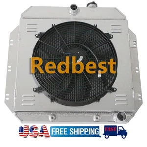 Ventilador de cubierta de radiador de 3 filas para camioneta Chevy Apache 1960-1962 1961 pickup panel C10 - Imagen 1 de 8
