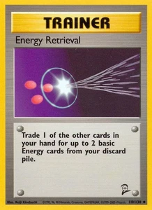Pokemon Energy Retrie&#8203;val (110/132) Base Set 2 LP - Picture 1 of 1
