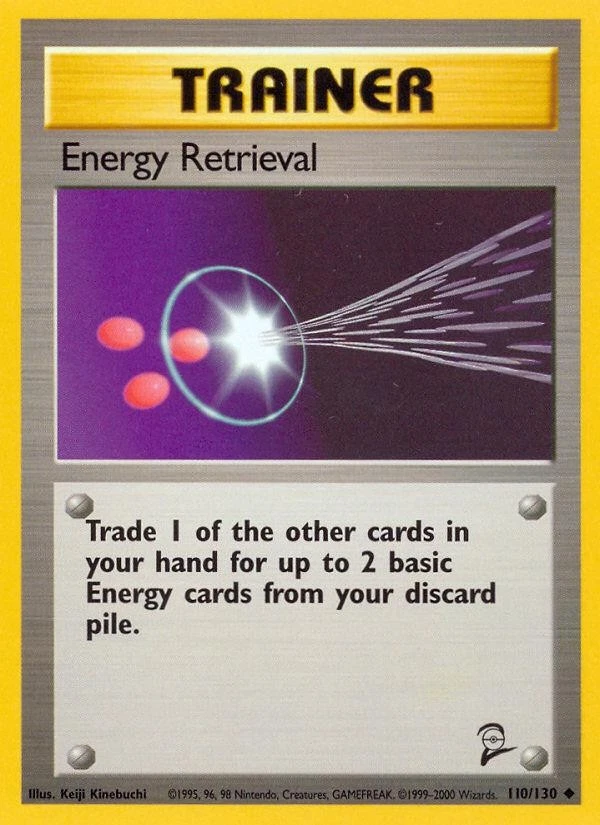 Pokemon Energy Retrie​val (110/132) Base Set 2 LP - Image 1 of 1