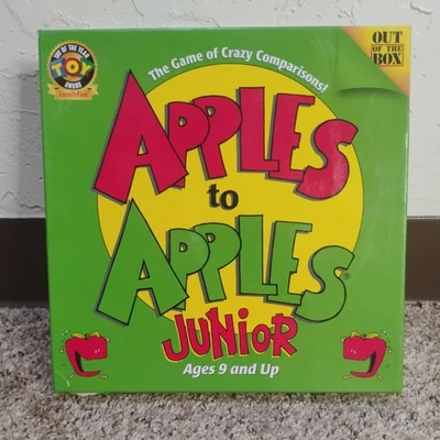 Apples to Apples Junior 9+ Game of Crazy Comparations por Fuera de la Caja COMPLETO Foto 1 de 4
