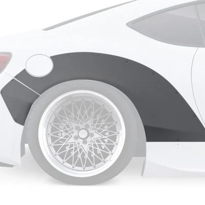 For Scion FR-S 13-16 GT500 V2 Style 70mm Fiberglass Rear Fender Flares Unpainted Foto 1 de 4