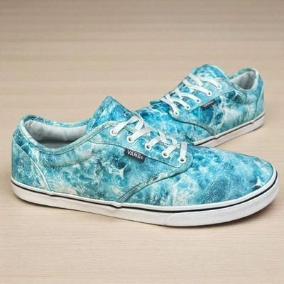 VANS Azul Aqua Blanco Tye Dye Splash Tenis Surfista Patinador Zapatos Para Mujer Talla 10” Foto 1 de 4