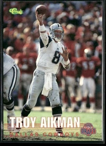 1995 Classic NFL Rookies Troy Aikman #109 Dallas Cowboys - Bild 1 von 2