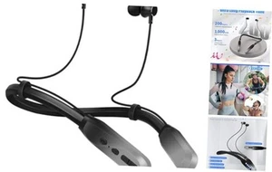 Neckband Bluetooth Headphones, 200H Extra Long Playtime Wireless Stereo - Picture 1 of 7