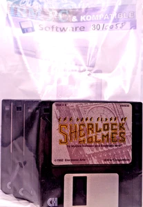 IBM PC -- THE LOST FILES OF SHERLOCK HOLMES (ELECTRONIC ARTS - DISK) - Picture 1 of 4