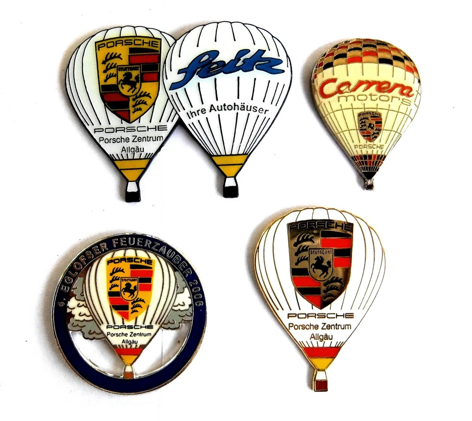 AUTOBALLON Pin / Pins - PORSCHE / 4 PINS !!!!!!!!!!!!!! - Bild 1 von 1