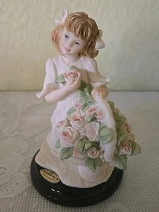 Vintage Giuseppe Armani Figurine Cherie The Society Florence 1418F - Picture 1 of 10