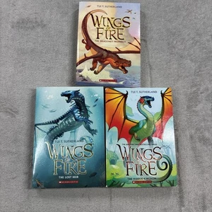 Menge 3 Flügel des Feuers Bücher Tui T. Sutherland gemischt HC/PB Bücher 1-3 - Bild 1 von 4