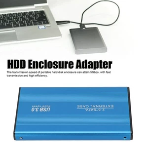 USB3.0 HDD Enclosure 2.5in 5Gbps Ultra Thin Lightweight HDD Enclosure Adapte SAL - Afbeelding 1 van 33