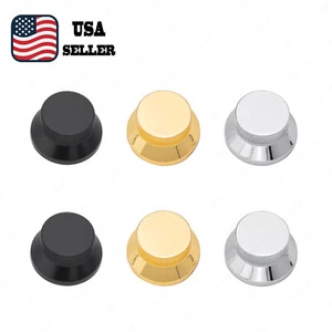 2 Pcs Metal Guitar Top Hat Volume Tone Knobs For Fender SQ Telecaster Tele - Picture 1 of 15
