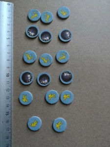 LOT OF TOKENS /WAR OF THE RING/BATTLE OF THE FIVE ARMIES/BOARDGAME /P262 - Imagen 1 de 1