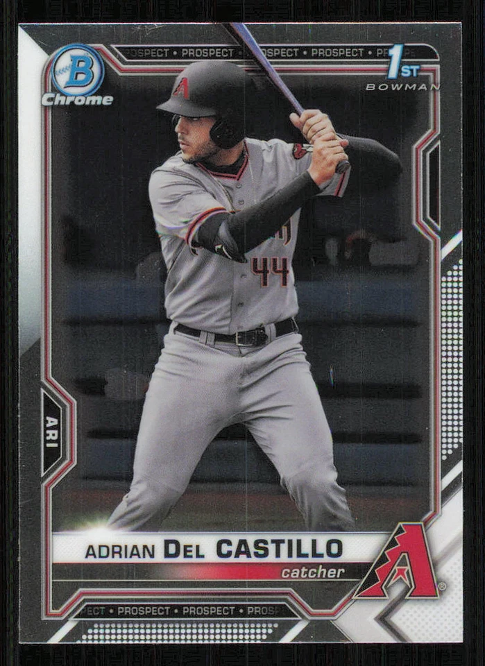 2021 Bowman Chrome Draft #BDC108 Adrian Del Castillo - Image 1 of 2