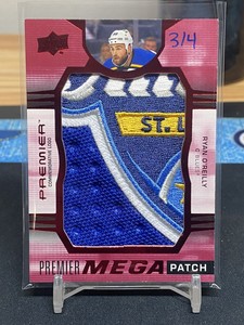 2021-22 Upper Deck Premier Mega Patch Ryan O’Reilly Commemorative Logo /4 Blues