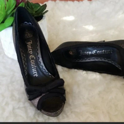 Juicy Couture-Vero Cuoio платформе каблука насосы новый Бесплатная доставка - Изображение 1 из 4