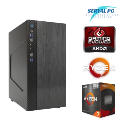 PC Ordenador Sobremesa Mini Ryzen 7 5700G 4,60GHZ SSD M.2 512GB RAM 8GB Wifi - Imagen 1 de 4