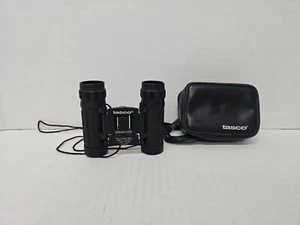 Tasco Binoculars 8x21 #165RB Compact Folding w Case - Black 1000 yards 1000 M - Picture 1 of 6