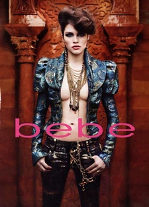 BEBE magazine AD #067 RARE OOP 2011 SEXY MODEL PIN-UP  AMELIA POOL 4 PGS - Picture 1 of 4