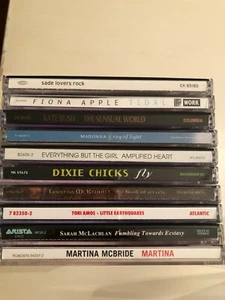 Lot of 10 CDs Featuring Female Artists, Madonna, Tori Amos, Sade... - Picture 1 of 10