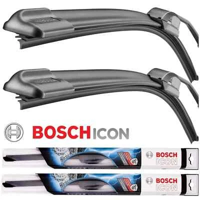 Set of 2 BOSCH ICON Beam Wiper Blade  Front 24A & 18A 40% longer life 24" & 18". Foto 1 de 3