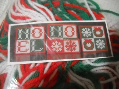 Noel Coasters Plastic Canvas Needlepoint Kit by Desicn Works 9167 A NEW - Image 1 of 3