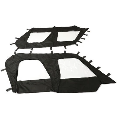 Soft Doors Cab Enclosure Set For 2012-2022 Kawasaki Teryx4 4 seat UTV models - Image 1 of 4