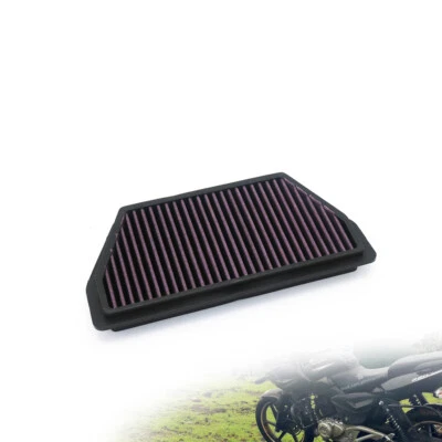 Motorcycle Air Filter Element Black Rubber For Honda CBR600RR CBR600RA 2007-2023 - Image 1 of 4