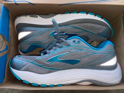 Brooks Womens Dyad 9 Running Shoes Gray And Blue 1202231B046 Low Top Lace Up 8.5 - Image 1 of 4