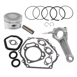 REBUILD KIT FOR HONDA GX390 13HP PISTON RING CONNECTING ROD SEAL GASKETS ENGINE - Picture 1 of 6